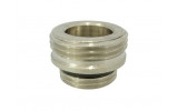 V&G Kúrenárska redukcia 1/2" x 3/4" plochá s krúžka - MOSADZ